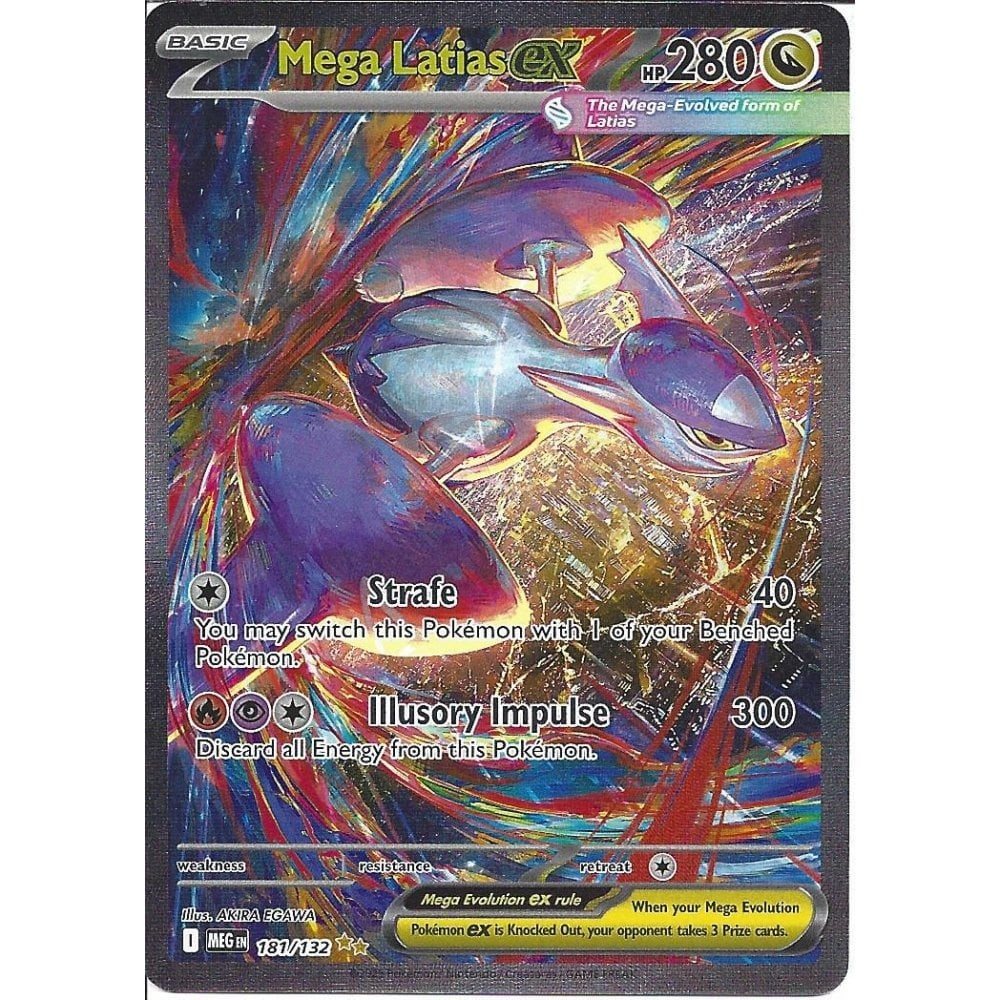 181/132 Mega Latias ex : Special Illustration Rare : Mega Evolution : Pokemon – Photo 1